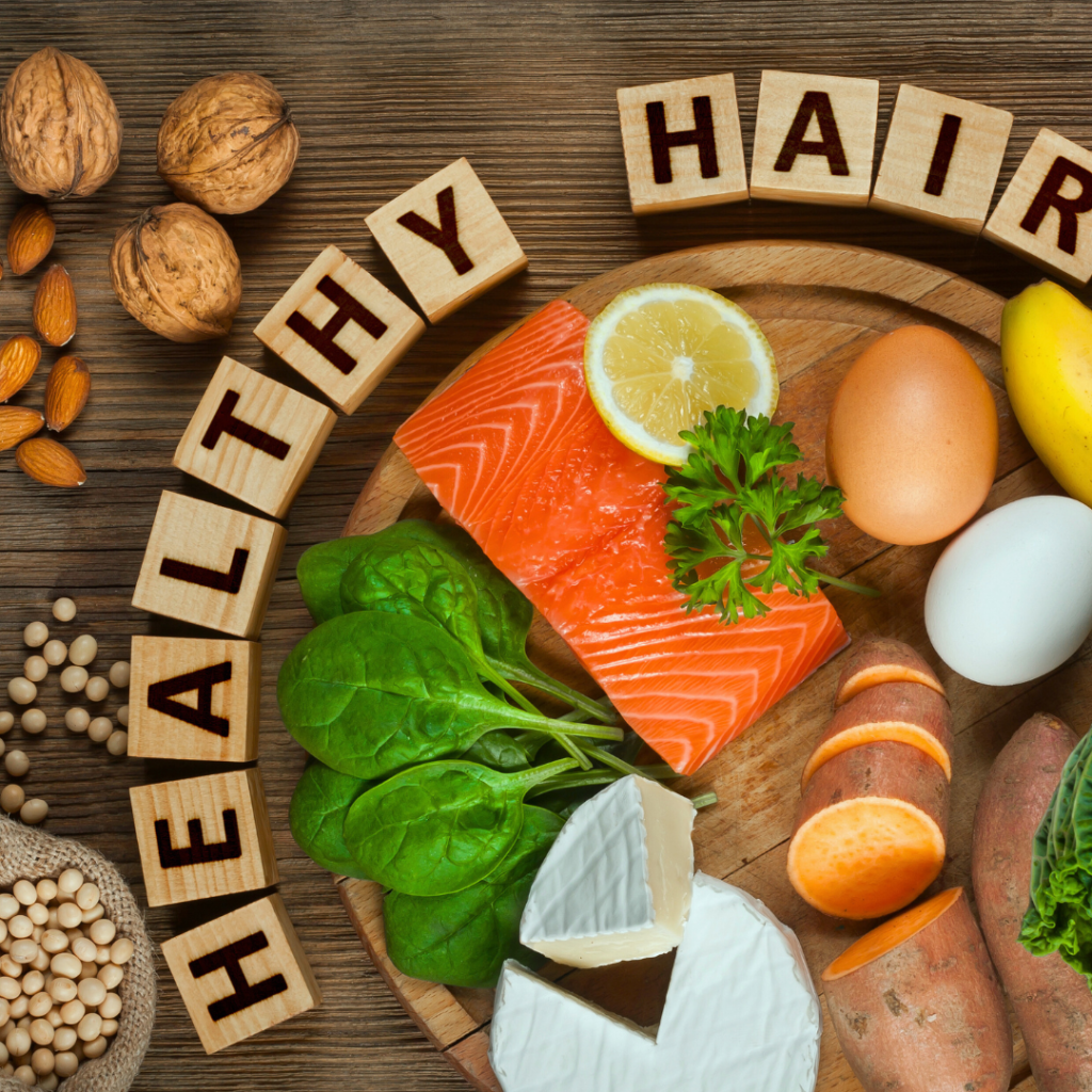 foods that support healthy hair growth