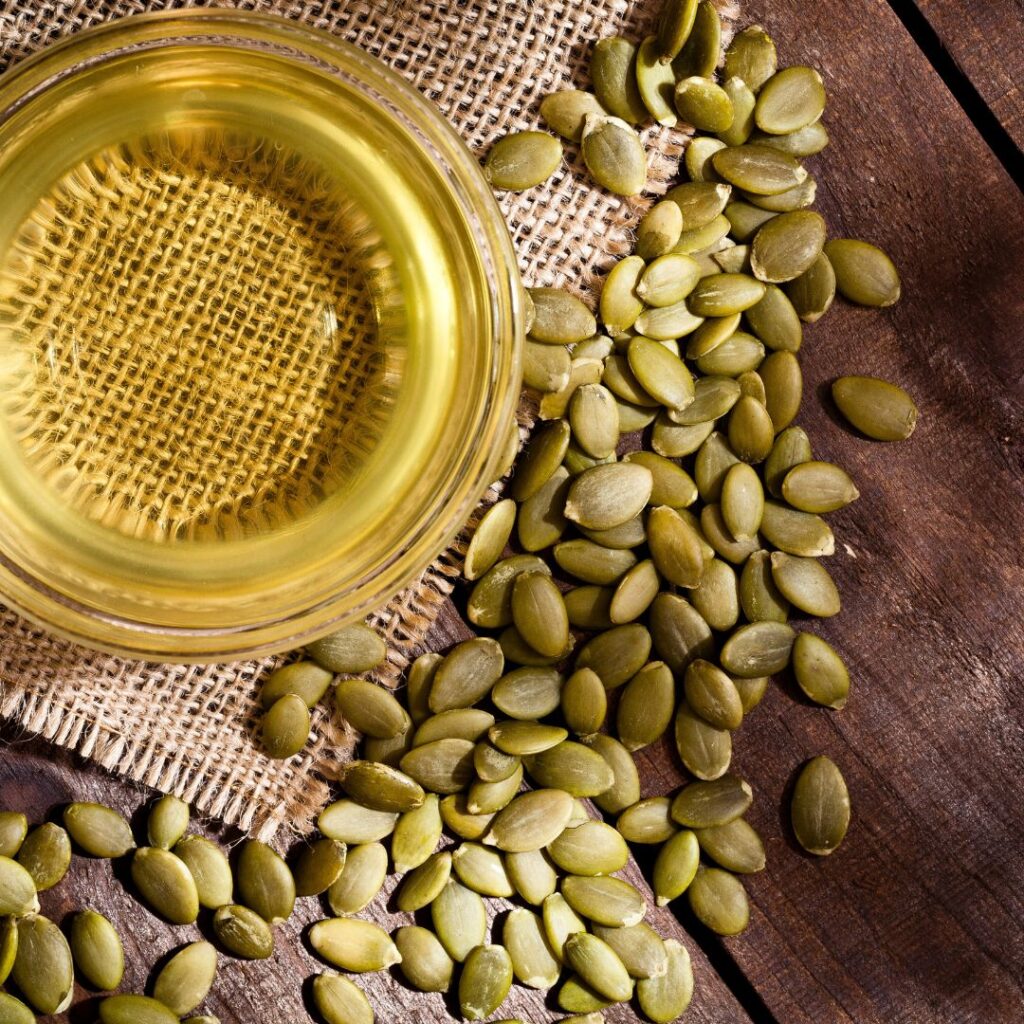 pumpkin seeds and pumpkin seed oil 